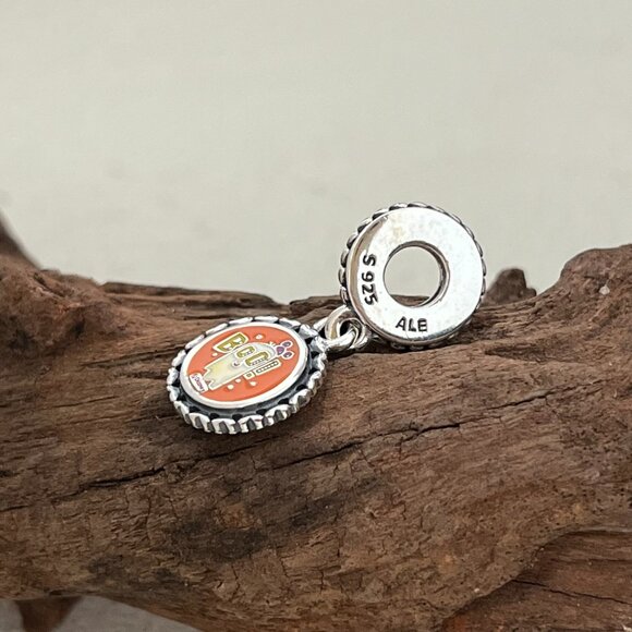 Pandora Halloween Minnie Mouse Boo Ghost S925 Silver Dangle Charm - Picture 3 of 5